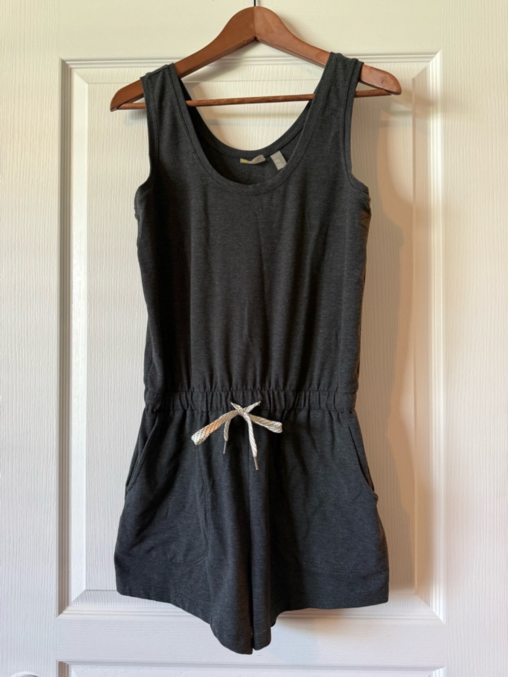 Zella Charcoal Gray Sleeveless Romper